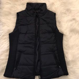 Navy puffer vest